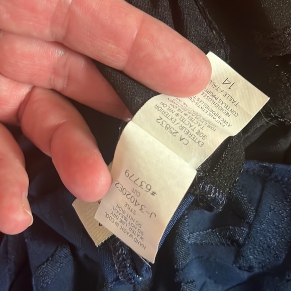 TOMMY BAHAMA Size 14 Monochromic MODEST Palm-tree "Textured Print" 1-Pc $158 NEW - Picture 13 of 16